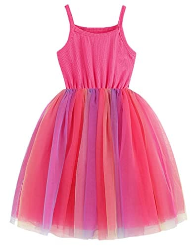 RJXDLT Infant Tutu Sundress for Baby Girls Tulle Toddler