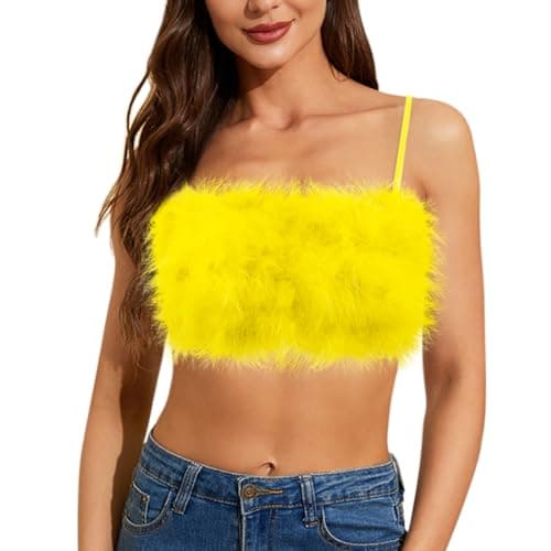 Reflective Crop Top for Women, Festival Rave Outfits and Girls Club Tank Vest