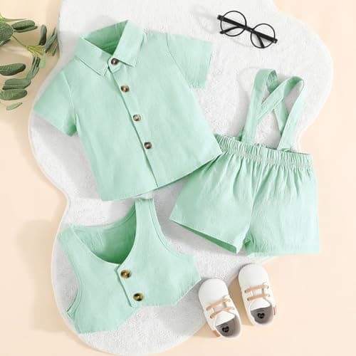 Toddler Boy Baptism Christening Outfit Wedding Suit