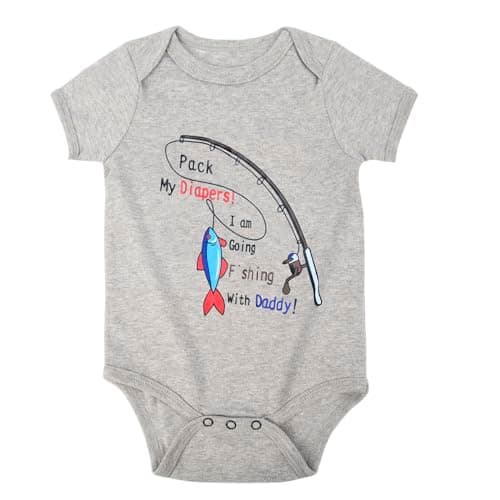 Cnins Funny Baby & Daddy Matching Outfit for 1st Birthday, Unisex 0-24M