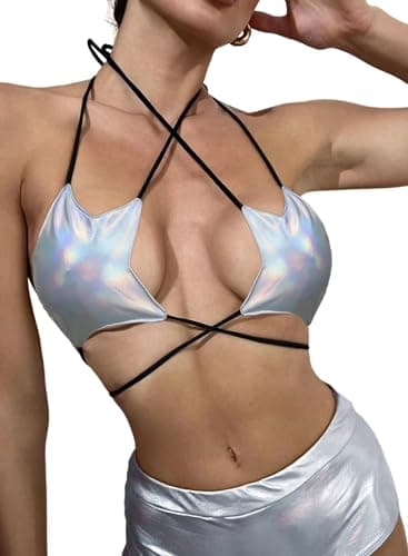 Ella Lust Rave Star Top for Women | EDC Festival Dance Bra Outfit