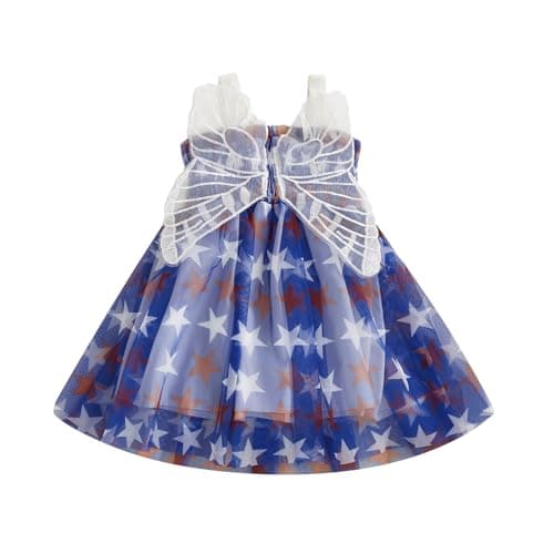 TUSFTAY Toddler Butterfly Wings Birthday Tutu Dress