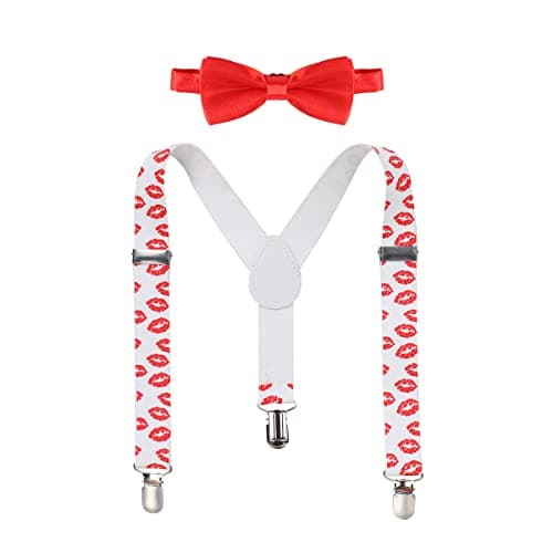 Baby Boys Suspenders and Bow Tie Set
