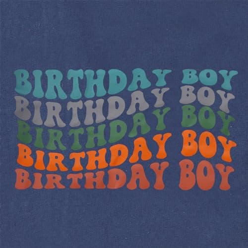 KEKEMI Toddler Boy Birthday Party Letter Print T-Shirt