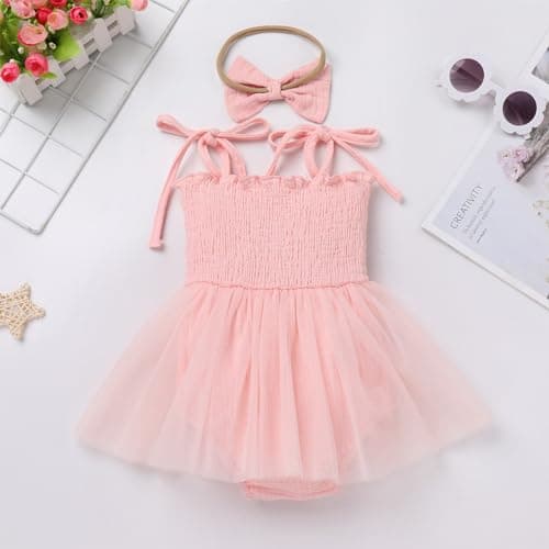 IMEKIS Baby Girl Strawberry First Birthday Outfit