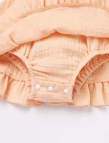 IMEKIS Baby Girl Half 1st Birthday Smocked Strawberry Dress