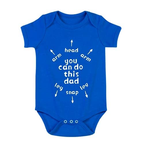 Cnins Funny Baby & Daddy Matching Outfit for 1st Birthday, Unisex 0-24M