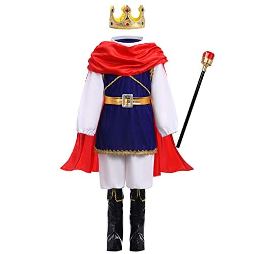ODIZLI Prince Charming Costume for Kids Boys - Halloween Carnival Dress Up Suit