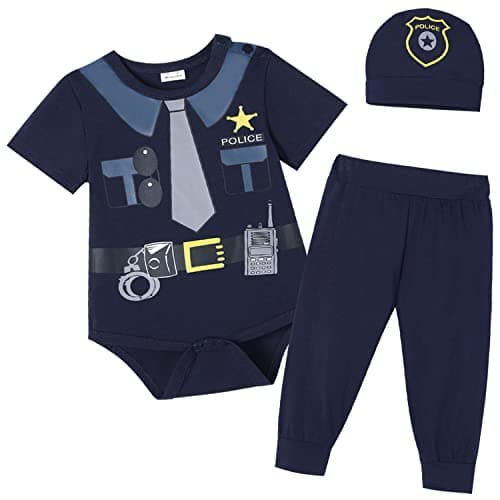 Astronaut & Police Uniform Pirate & Doctor Costumes for Babies