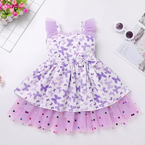 Toddler Girls Birthday Party Dress for Cake Smash with Cow and Strawberry Theme