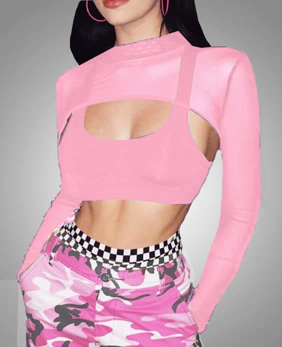 Avidlove Mesh Crop Tops for Women