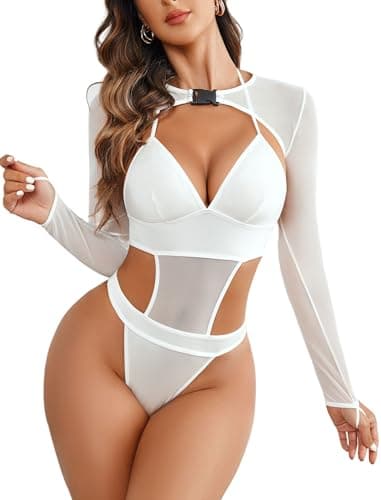 Avidlove Women's Festival Sexy Lingerie Bodysuit Set