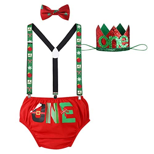 Baby Boys 1st Birthday Cake Smash Outfit - Wild ONE Theme