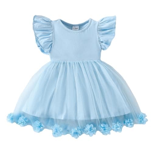 Tentide Baby Girl Butterfly Tutu Dress for Photographs and Birthdays