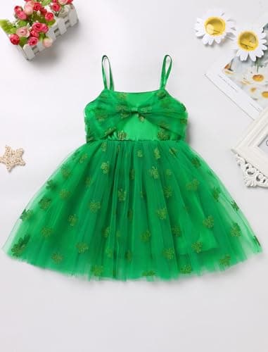 IMEKIS Toddler Girl Strawberry Floral Butterflies Birthday Dress
