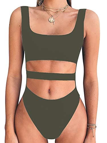 BEAGIMEG Women's Cut Out Sleeveless Bodysuit Party Wear