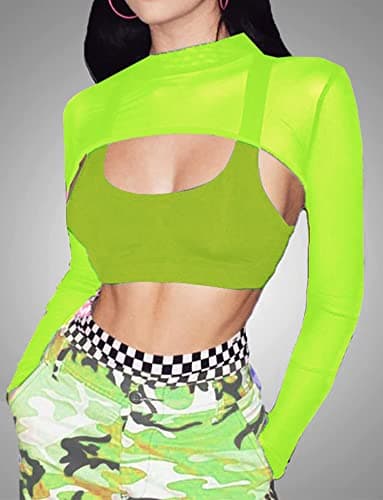 Avidlove Mesh Crop Tops for Women