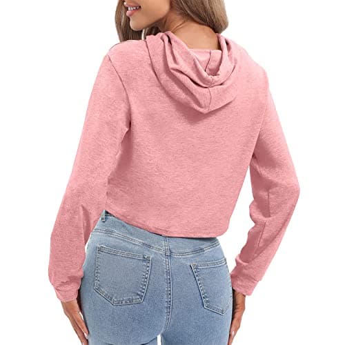 Women's Cropped Hoodie Sweatshirt for Rave Music Festivals