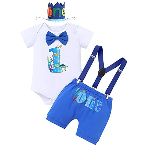 Baby Boy 1st Birthday Cake Smash Outfit with Basketball Theme