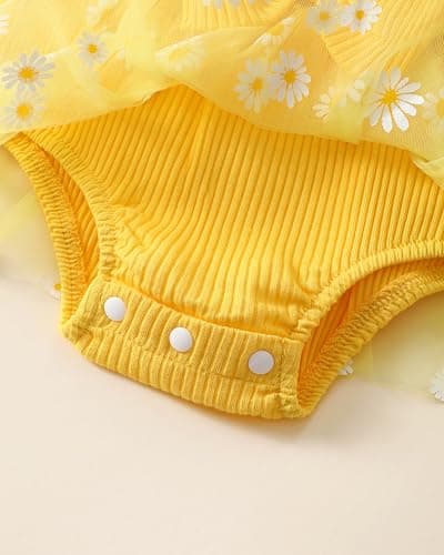 Renotemy Newborn Lace Romper Boho Flower Dress for Summer Photography