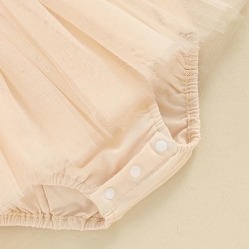 Baby Girls 1st Birthday Outfit: Romper, Tutu Skirt, Summer Clothes