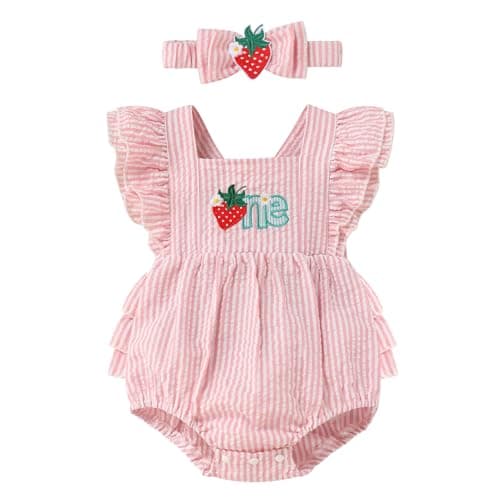 IMEKIS Berry Melon One Boho Romper for Baby Girls Summer Birthday Outfit
| IMEKIS Baby Girl Boho Romper Berry Melon 1st Birthday Outfit Summer Smash Cake Photo Shoot Clothes
| IMEKIS 1st Birthday Outfit for Baby Girls Berry Melon Boho Romper Summer