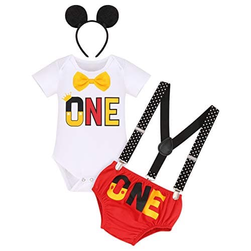 Half Way to One Cake Smash Outfit for Baby Boy