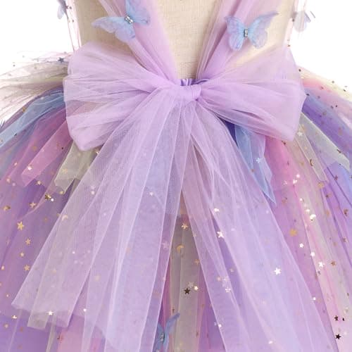 Butterfly Theme Toddler Girls Party Dress