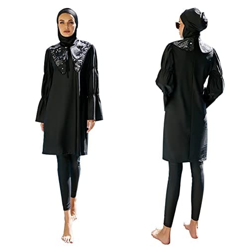 IMEKIS Women's Modest Muslim Burkini Swimwear