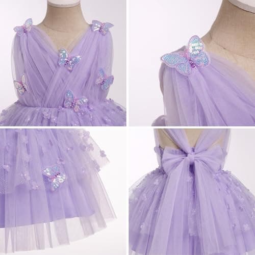 Sparkly Butterfly Toddler Dress for Special Occasions