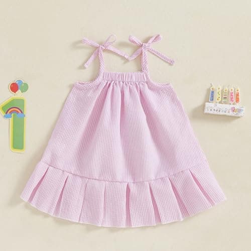 GOOCHEER Baby Girl First Birthday Cake Smash Dress