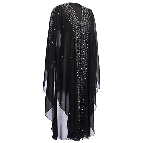 Women's Muslim Hooded Kaftan Dress