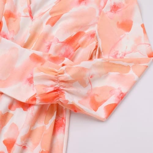 Boho Floral Print Maxi Dress for Women