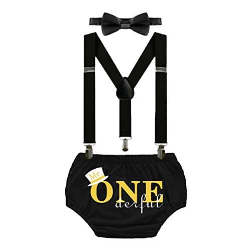 Mr. Onederful Cake Smash Outfit Boy First Birthday Set