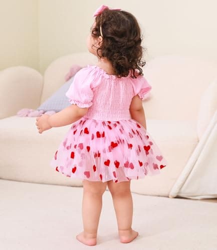 Grehava Baby Girl 1st Birthday Tulle Romper 0-18 Months