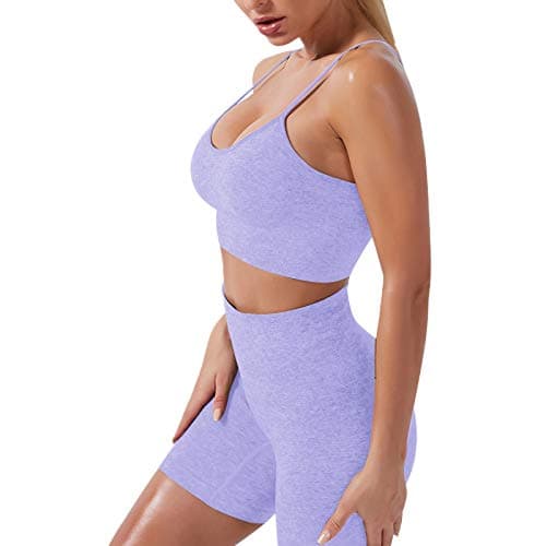 IDOPIP Women's Workout Set: Yoga Outfit + Sports Bra + Leggings
