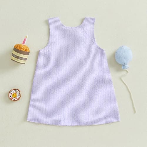 GOOCHEER Baby Girl Cake Embroidery One-Year-Old Dress
