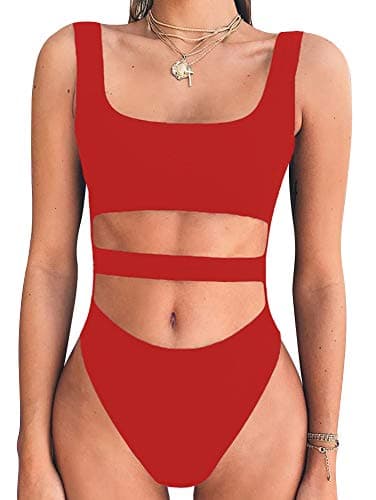 BEAGIMEG Women's Cut Out Sleeveless Bodysuit Party Wear