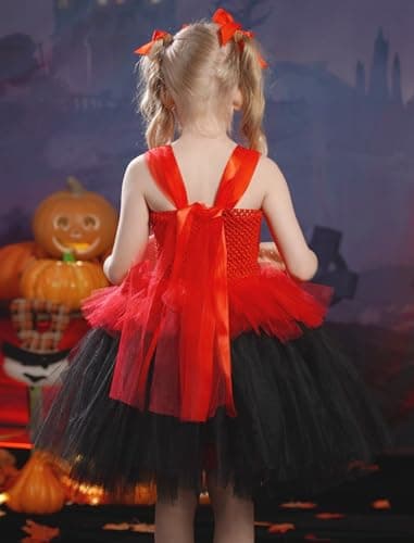 Toddler Girls Clown Costume for Halloween and Circus Dress Up - Ages 2-12