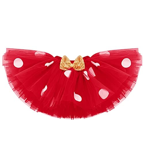 Kids Girls 3rd Birthday Cake Smash Outfit with Polka Dots Tutu Skirt