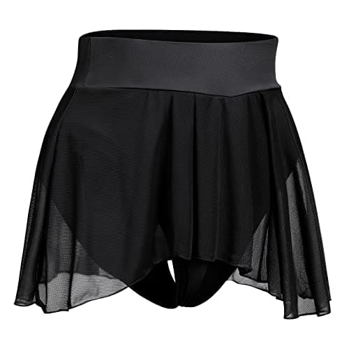 ODASDO Women's Pole Dance Ruffle Skirt Hot Pants Clubwear