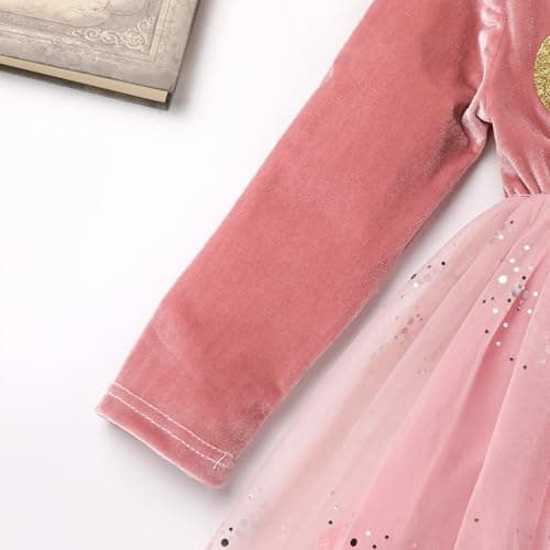 Velvet Snowflake Dress with Headband for Baby Girls' 1st Birthday Cake Smash Photos