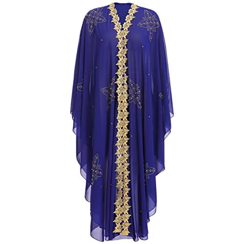 Muslim Abayas Maxi Dress Hooded Kaftan Robe Dubai Outfit