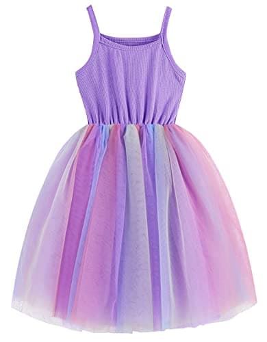 RJXDLT Infant Tutu Sundress for Baby Girls Tulle Toddler