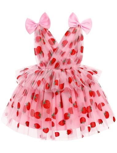 Butterfly Theme Toddler Girls Party Dress