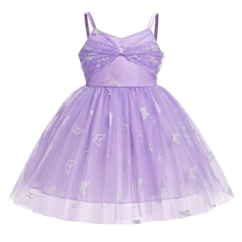 Toddler Girl Birthday Party Dress Strawberry Floral Butterfly Princess Dress