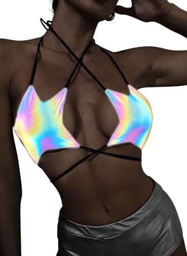 Ella Lust Rave Star Top for Women | EDC Festival Dance Bra Outfit