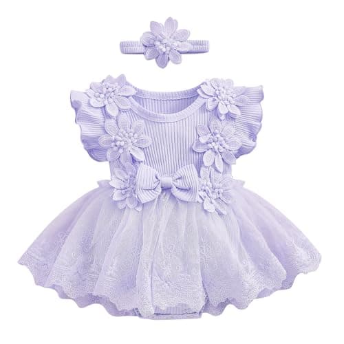 Newborn Baby Girl 1st Birthday Outfit Cake Smash Set