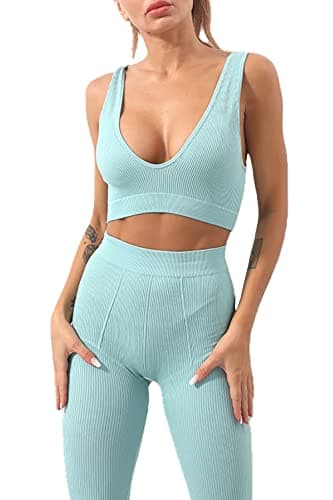 Niyokki Women's Summer Workout Set: Sports Bra & Shorts