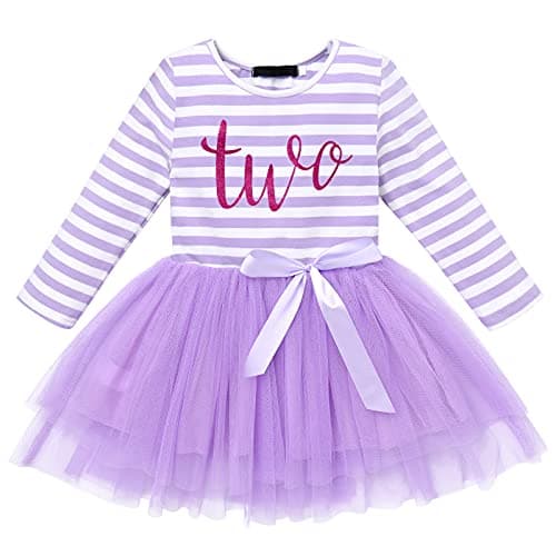 IMEKIS Baby Girl 1st 2nd 3rd Birthday Tutu Dress with Polka Dots